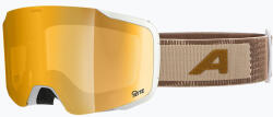 Alpina Предпазни ски очила Alpina Taos Q-Lite white/ earth matt/ gold