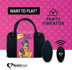 FeelzToys - Panty Vibe Remote Controlled Vibrator Black