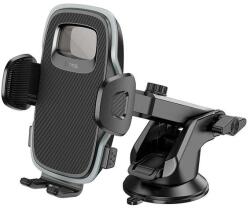 hoco. HOCH15 Hoco H15 univerzális szélvédőre/műszerfalra helyezhető autós telefontartó, fekete (HOCH15)