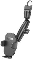 hoco. HOCH17 Hoco H20 univerzális visszapillantó tükörre helyezhető autós telefontartó, fekete (HOCH17)