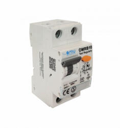 OMU system OMRB10 RCBO A típus 2 pólusú 10A B 0, 03A FI relé + kismegszakító 10kA OMRB102A10B003 (OMRB102A10B003)