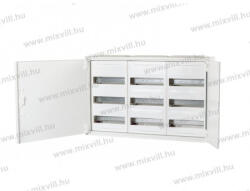 OMU system OMU FV3-3 3 mezős 3 soros falra szerelhető fém elosztószekrény (3x36 modul) 500x800x165mm IP43 750°C