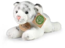 Rappa Plüss fehér tigris fekvő 17 cm KÖRNYEZETBARÁT (RP203518)