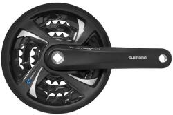 Shimano Tourney FC-TX801 négyszögtengelyes MTB hajtómű 22-32-42T, 170 mm, alumínium, LV, fekete, OEM kiszerelés