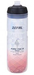 Zéfal Arctica Pro 75 hőszigetelt (2, 5 óra) kulacs, 750 ml, csavaros, ezüst-piros