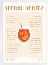 Inne home & lifestyle fali dekoráció Aperol Spritz Recipy - többszínű Univerzális méret