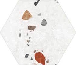 22x25 Code Sonare white terazzo gres hexagon padlólap - metrocsempeshop - 8 025 Ft