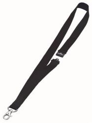 Durable Azonosítókártya-tartó, nyakba akasztható, biztonsági csattal, DURABLE, fekete (DB813701) - tintasziget