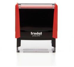 Trodat Bélyegző, TRODAT "Printy 4913", piros ház, fekete párnával (IT4913P) - tintasziget