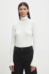 Bruuns Bazaar pulóver AnemonesBBBatildas knit női, bézs, garbónyakú, BBW3518 - bézs L