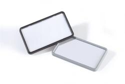 Durable Névkitűző, mágnessel, 75x40 mm, DURABLE, fekete (DB812901) - tintasziget