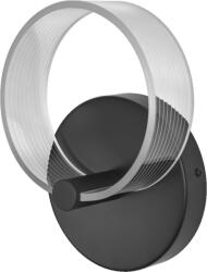 OSRAM Decor Circle beltéri oldalfali lámpatest fekete színben, 370lm, 8W teljesítmény, IP20, 5 év garanciával, 3000K/4200K/6500K, 220-240V ( 4058075838680 ) (4058075838680)