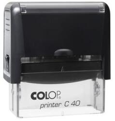 Colop Bélyegző, COLOP "Printer C 40", fekete cserepárnával (IC1524000U) - tintasziget