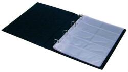 Panta Plast Névjegytartó, 400 db-os, gyűrűs, PANTA PLAST, fekete (INP361112F) - tintasziget