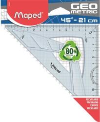 Maped Háromszög vonalzó, műanyag, 45°, 21 cm, MAPED "Geometric (IMA242421) - tintasziget