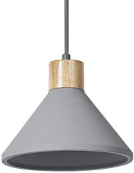 OSRAM Decor Concrete beltéri mennyezeti/függesztett lámpatest sötétszürke/fadekor színben, E27 foglalattal, IP20 védettséggel, 5 év garanciával, 220-240V ( 4058075838345 ) (4058075838345)