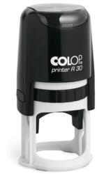 Colop Bélyegző, kör, COLOP "Printer R 30", kék cserepárnával (IC1033060) - tintasziget