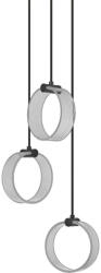 OSRAM Decor Circle beltéri mennyezeti/függesztett lámpatest fekete színben, 1300lm, 20W teljesítmény, IP20, 5 év garanciával, 3000K/4200K/6500K, 220-240V ( 4058075838642 ) (4058075838642)