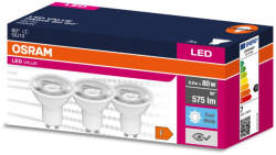 OSRAM 3DB LED izzó GU10 6.9W = 80W 575lm 4000K Semleges 60° OSRAM ÉRTÉK (4058075600249)