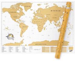 Luckies of London kaparós térkép Scratch Map® - Original - többszínű Univerzális méret