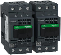 Schneider Electric LC2D40A3FE7 3 pólusú irányváltós mágneskapcsoló Everlink (AC3, 400V 40A) rugós vezérlő sorkapoccsal 115V AC 50/60Hz (LC2D40A3FE7)