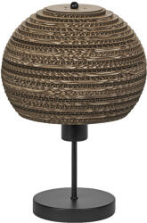 OSRAM Decor Cardboard Ball Table beltéri asztali lámpatest barna színben, E27 foglalattal, IP20 védettséggel, 5 év garanciával, 220-240V ( 4058075837140 ) (4058075837140)