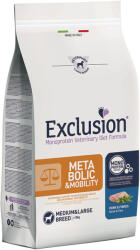 Exclusion Veterinary Diet Metabolic+Mobility Pork and Fibres Medium /Large gyógytáp kutyának 12kg - pegazusallatpatika