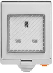 ELMARK Priza Schuko inteligenta Smart Wi-Fi standard UK aparenta IP55, S55TPG-UK (S55TPG-UK)