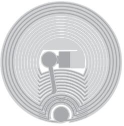 ELMARK Eticheta autoadeziva compatibil cu dispozitivele ce accepta NFC NTAG215 (195NTAG215/10)