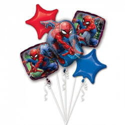 Amscan Lufi csokor - Marvel Pókember 5 drb