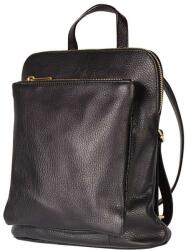MaxModa olasz bőr hátitáska és válltáska fekete