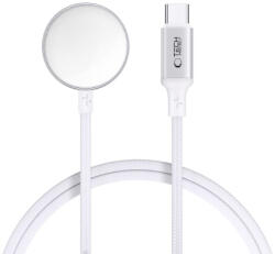 Tech-Protect MC02 mágneses töltő Apple Watch USB-C 1m, fehér