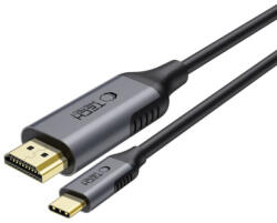 Tech-Protect Ultraboost kábel USB-C / HDMI 2.0 4K 1.8m, fekete