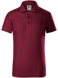 MALFINI Gyerek galléros póló Pique Polo - Garnet | 122 cm (6 éves) (2228609)