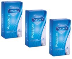 Pasante 36 бр. (3x12) Оребрени презервативи Pasante Passion