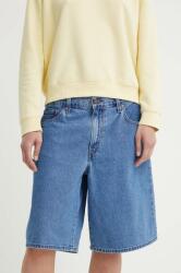 Levi's farmer rövidnadrág BAGGY DAD női, sima, magas derekú, 000MJ - kék 25 - answear - 24 990 Ft