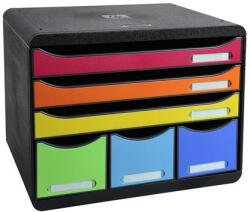 EXACOMPTA Irattároló, műanyag, 6 fiókos, EXACOMPTA "Store-Box Maxi Iderama® (EX306798D) - officesprint