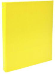 Exacompta Gyűrűs könyv, 4 gyűrű, 40 mm, A4, karton, EXACOMPTA, sárga (51379E) - molnarpapir