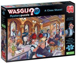 Jumbo - Wasgij? - Mystery Puzzle Nr. 27 - Éles borotválás! 1000 darabos kirakó (1110100593)