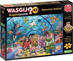 Jumbo - Wasgij? - Original Puzzle Nr. 43 - Akváriumi mókák! 1000 darabos kirakó (1110100585)