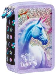 DERFORM Penar echipat cu două compartimente pentru fete, Born to be Unicorn Penar