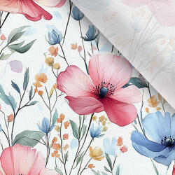 Takoy Jersey Takoy pirosas-kékes réti virágok