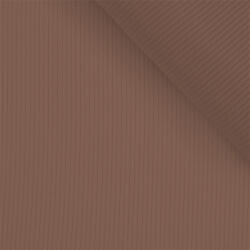 Takoy Konfekció anyag bordás Jersey új OSKAR mocha mousse színű № 92