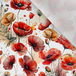 Takoy Prémium pamut NELA festett pipacsok