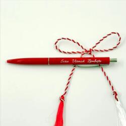 Gravolo Pix Rosu personalizat martisor Scrie, Viseaza, Zambeste (C1155)