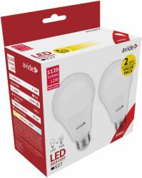 Avide Izzó Led Globe E27 12W 3000K 2db/csomag (5999097908465)