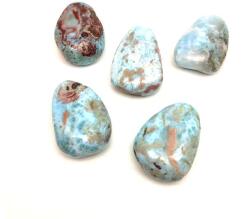 R. M. ékszer Átfúrt Larimár csepp medál (020544)