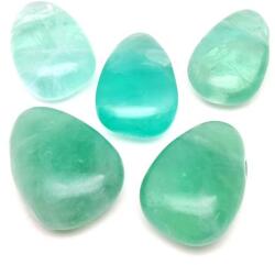 R. M. ékszer Átfúrt Fluorit zöld csepp medál (021375)