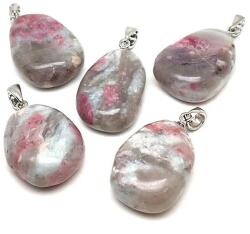 R. M. ékszer 20/25mm Rubellitkvarc csepp medál (056616)