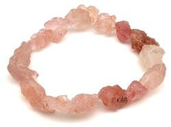 R. M. ékszer Eperkvarc nyers karkötő 10-12mm (059877)